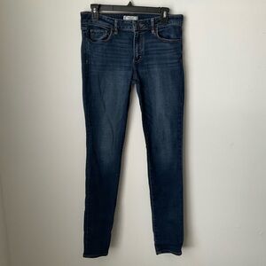 Abercrombie & Fitch Women's Deep Indigo Skinny Jeans size 6R